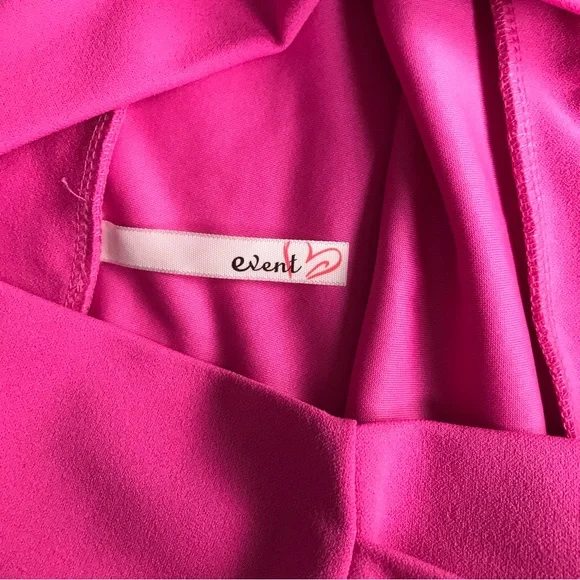 Event Pencil Skirt Women’s Size XS Color Pink Pull On knee length Pre owned - Picture 4 of 11